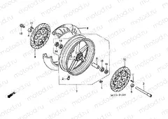 F-11-1 FRONT WHEEL (VTR1000SP2 / 3/4/5/6)