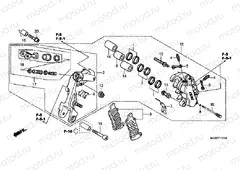 F-11-1 LEFT FRONT BRAKE CALIPER