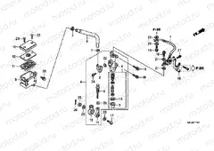 F-11-1 REAR MASTER CYLINDER (CBR600RA)