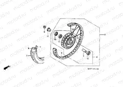 F-11-2 FRONT WHEEL (OUTER / DRUM BRAKE)