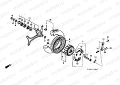 F-11-2 REAR WHEEL (CH125J / L / M / N / P / R)
