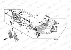 F-11-2 RIGHT FRONT BRAKE CALIPER (09, 11, 12, 13, 14)