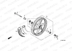 F-11 FRONT WHEEL (DRUM BRAKE)