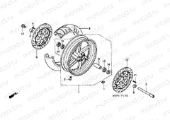 F-11 FRONT WHEEL (VTR1000SPY / 1)