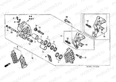 F-11 J. FRONT BRAKE CALIPER