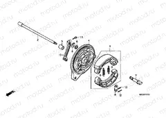 F-11 REAR BRAKE PANEL
