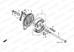 F-11 REAR BRAKE PANEL