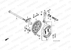 F-11 REAR BRAKE PANEL