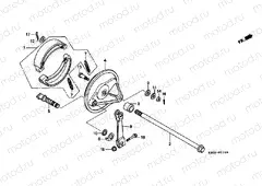 F-11 REAR BRAKE PANEL
