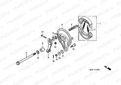 F-11 REAR BRAKE PANEL
