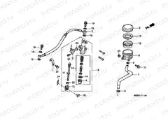 F-11 REAR MAIN BRAKE CYLINDER
