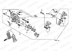 F-11 RIGHT FRONT BRAKE CALIPER
