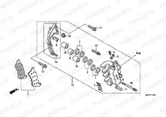 F-12-1 B. FRONT BRAKE CALIPER