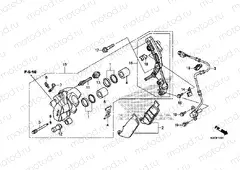 F-12-1 FRONT BRAKE CALIPER (CBR250RA/300RA)