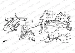 F-12-1 FUEL TANK (CRF450R5,6,7,8)