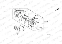 F-12-2 REAR BRAKE CALIPER (SH125 / R / 150 / R)