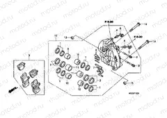 F-12-20 B. FRONT BRAKE CALIPER