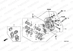 F-12-20 B. FRONT BRAKE CALIPER