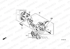F-12-20 FRONT BRAKE CALIPER (VT1300CR)