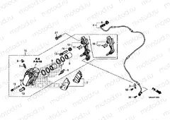 F-12 FRONT BRAKE CALIPER