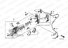 F-12 FRONT BRAKE CALIPER
