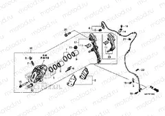 F-12 FRONT BRAKE CALIPER