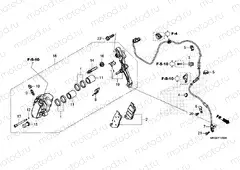 F-12 FRONT BRAKE CALIPER