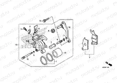 F-12 FRONT BRAKE CALIPER