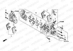 F-12 FRONT BRAKE CALIPER (CB1100CA / CAD / TA / TAD)