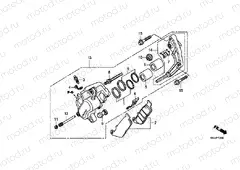 F-12 FRONT BRAKE CALIPER (CBR250R)