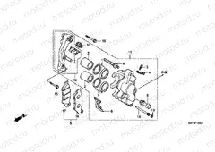F-12 FRONT BRAKE CALIPER (XRE300)