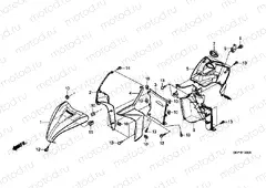 F-12 FRONT COVER / INTERIOR COVER (NSC50 / MPD / WH)