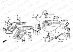 F-12 FUEL TANK (CRF450R2,3,4)