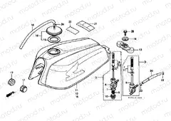 F-12 FUEL TANK (XL125SZ / A / B / C)