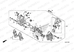 F-12 R. FRONT BRAKE CALIPER (ABS)