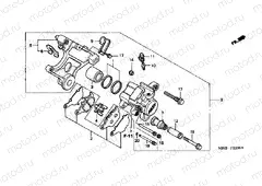 F-12 REAR BRAKE CALIPER