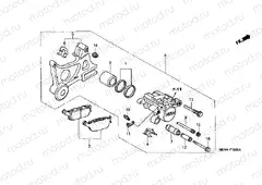 F-12 REAR BRAKE CALIPER