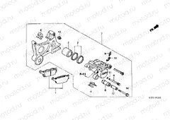 F-12 REAR BRAKE CALIPER
