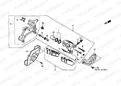 F-12 REAR BRAKE CALIPER
