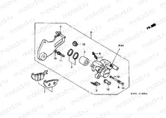 F-12 REAR BRAKE CALIPER