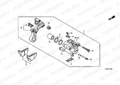 F-12 REAR BRAKE CALIPER (CBR600RR)