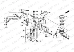F-12 REAR BRAKE MASTERCYLINDER (CBR1000RR)
