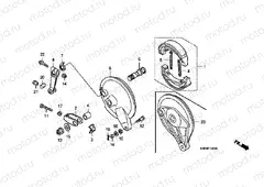 F-12 REAR BRAKE PANEL
