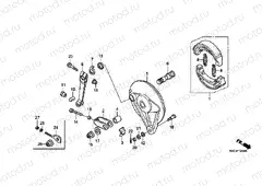 F-12 REAR BRAKE PANEL