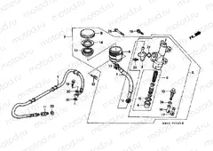 F-12 REAR MAIN BRAKE CYLINDER