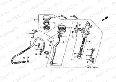 F-12 REAR MAIN BRAKE CYLINDER
