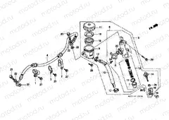 F-12 REAR MAIN BRAKE CYLINDER