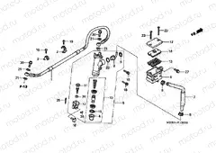 F-12 REAR MAIN BRAKE CYLINDER