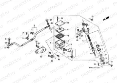 F-12 REAR MAIN BRAKE CYLINDER