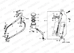 F-12 REAR MAIN BRAKE CYLINDER (XL1000V)